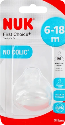 NUK FC+ silikonska cucla M (6-18m)
