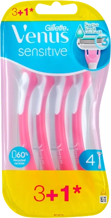Ženski brijač GILLETTE VENUS sensitive 3+1 gratis