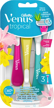Ženski brijač GILLETTE VENUS Tropical 3kom