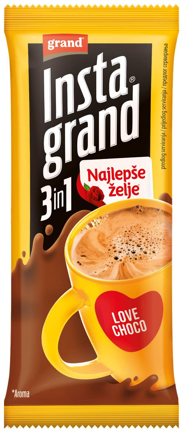 Instant kafa GRAND 3u1 najlepše želje 18g