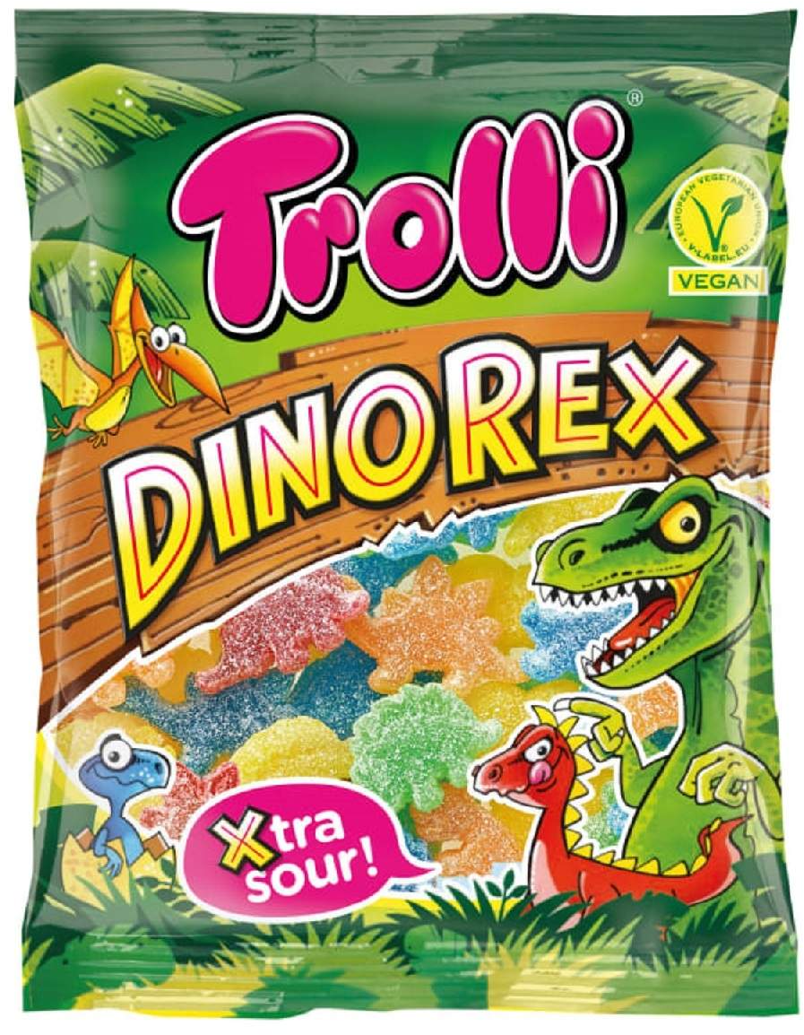 Gumene bombone TROLLI Dinorex 100g