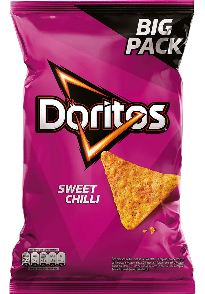 Čips tortilja DORITOS Sweet chilli 160g