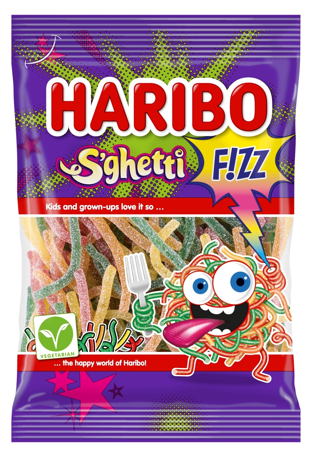 Gumene bombone HARIBO spaghetti fizz 85g