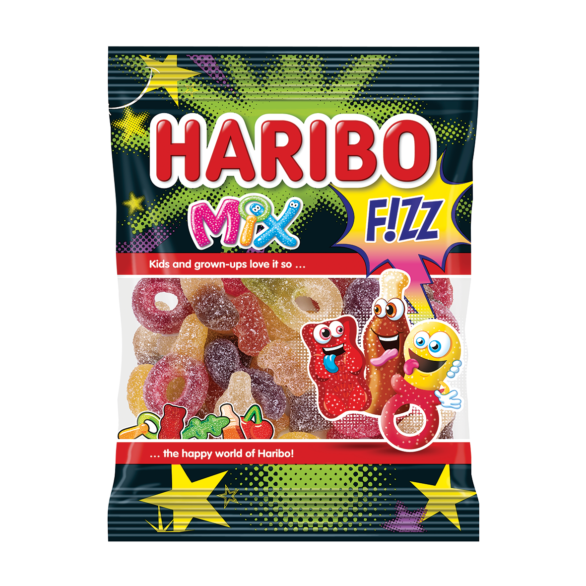 Gumene bombone HARIBO Mix Fizz 100g