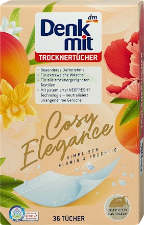 Maramice za mašinsko sušenje veša DENKMIT Cosy elegance 36kom