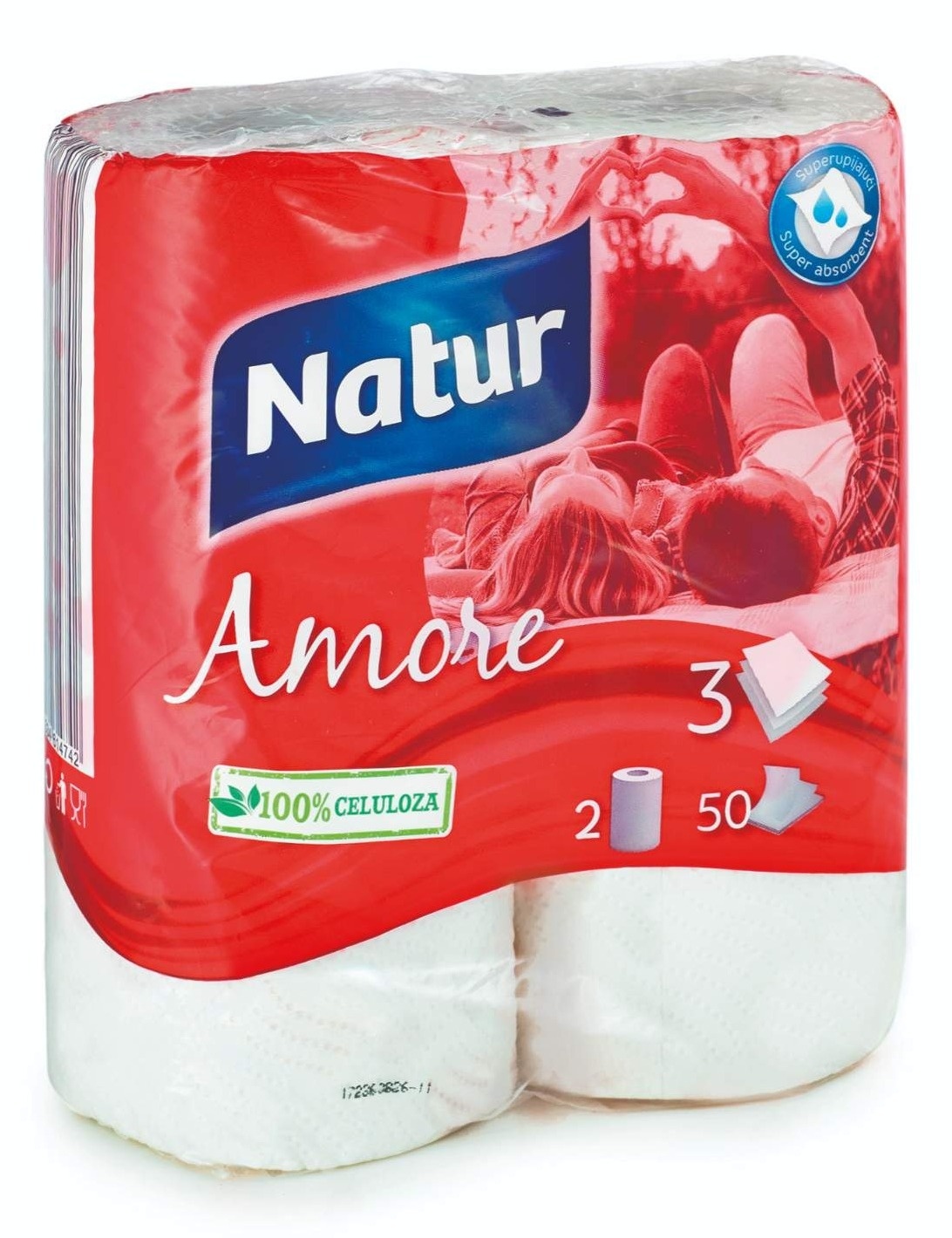 Ubrus NATUR Amore 3sloja 2kom