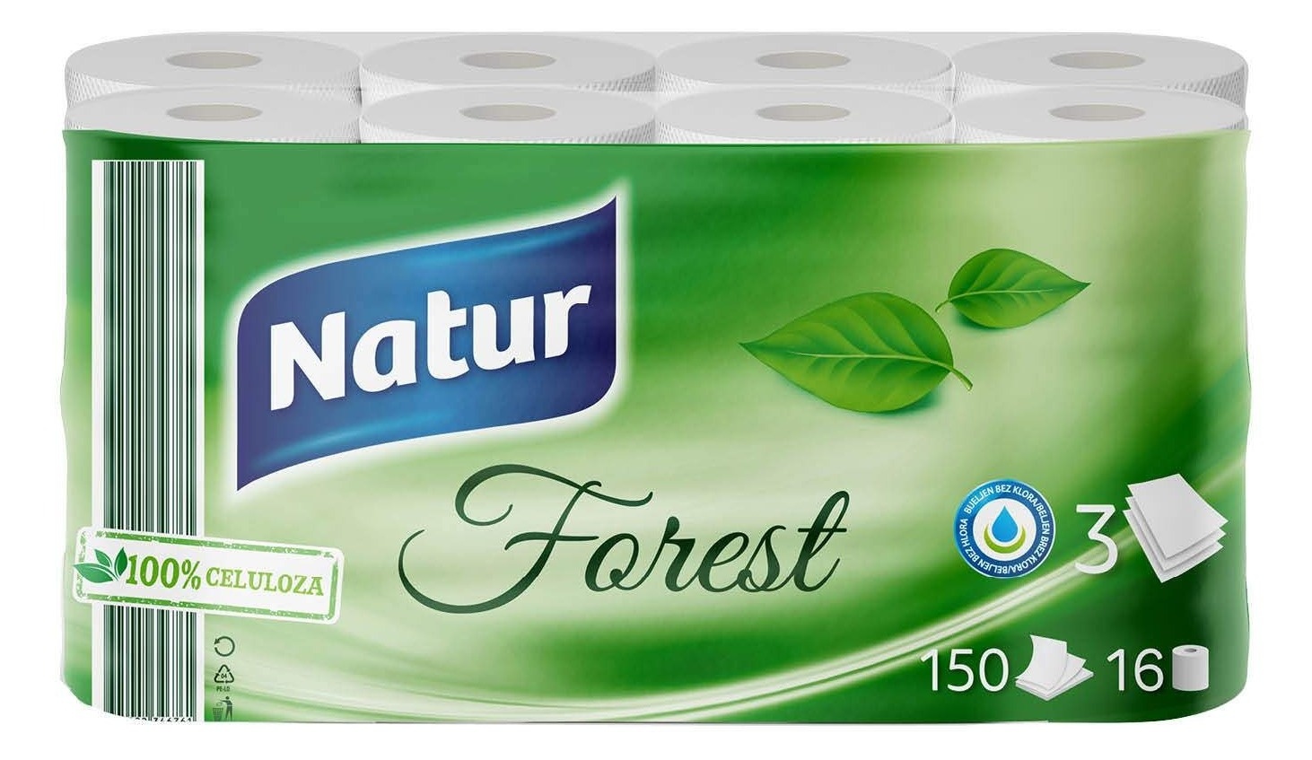 Toalet papir NATUR forest 3sloja 16kom