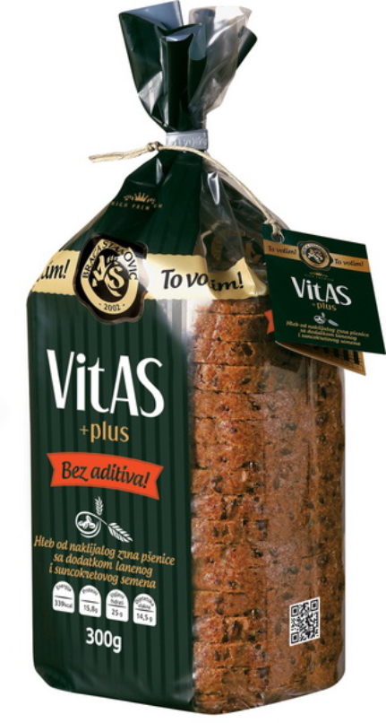 Hleb AS Vitas plus 300g