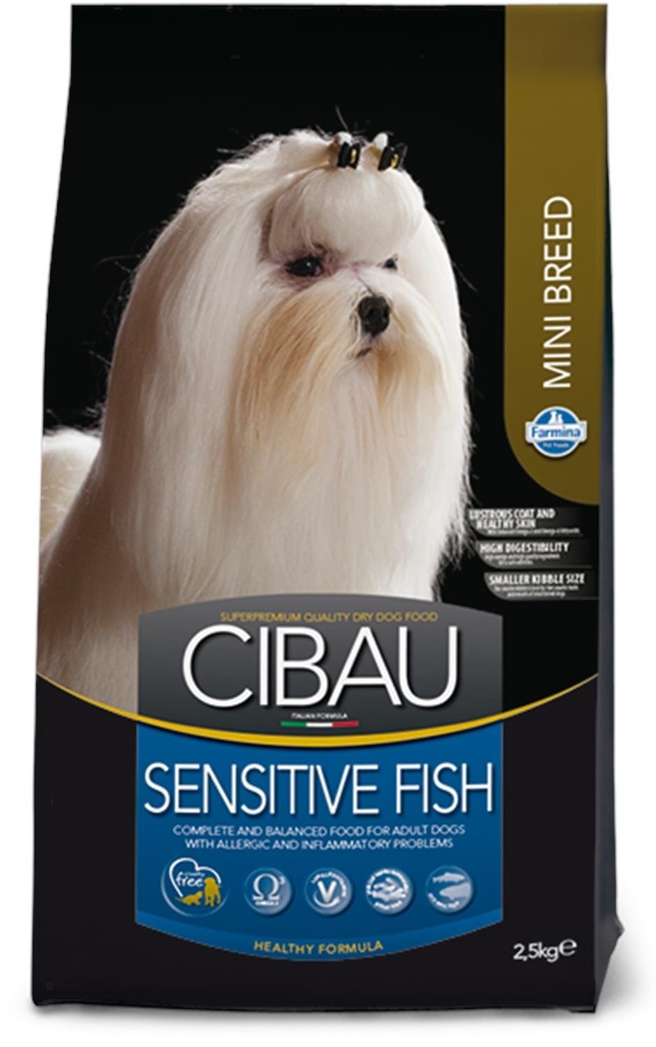 Hrana za pse CIBAU Mini sensitive  riba 2,5kg