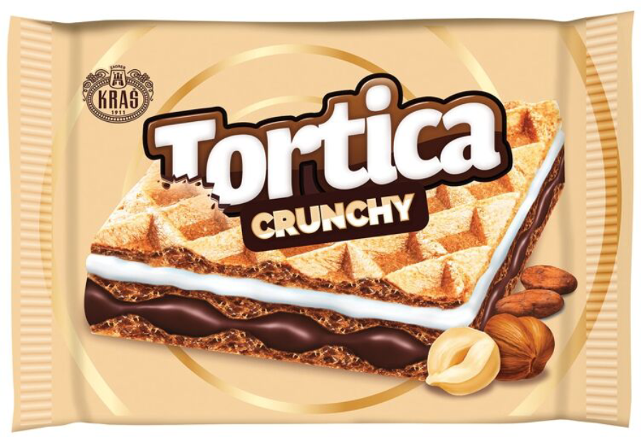 Napolitanka KRAŠ Tortica chrunchy 21g