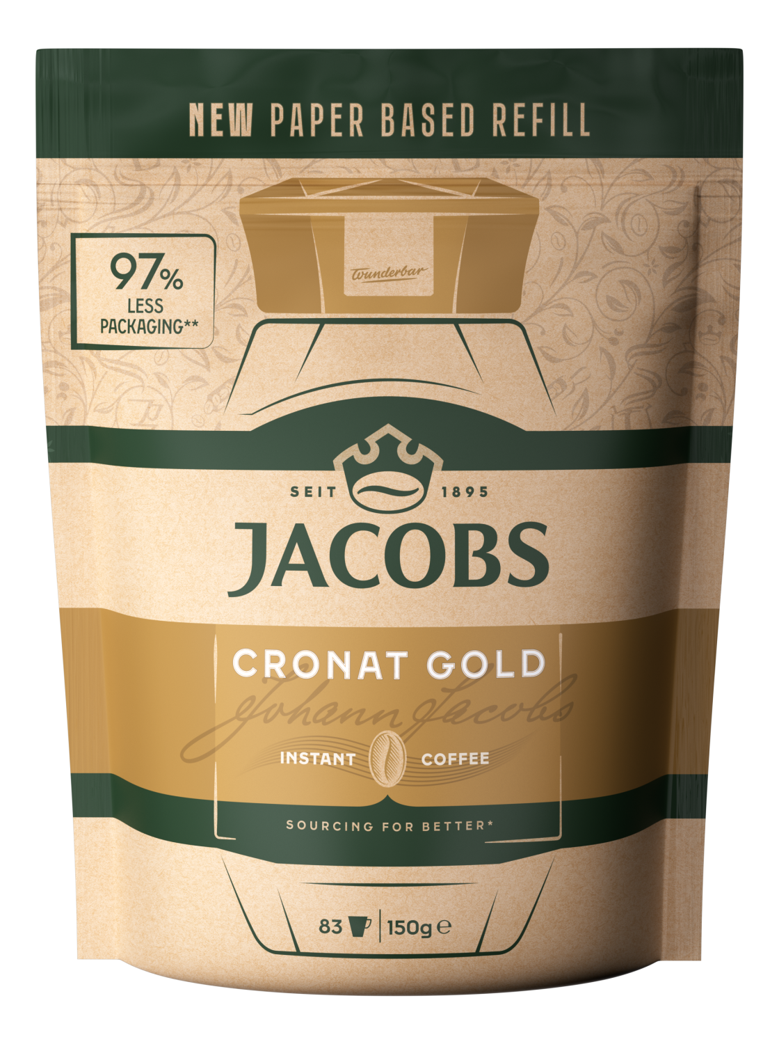 Instant kafa JACOBS Cronat gold kesa 150g