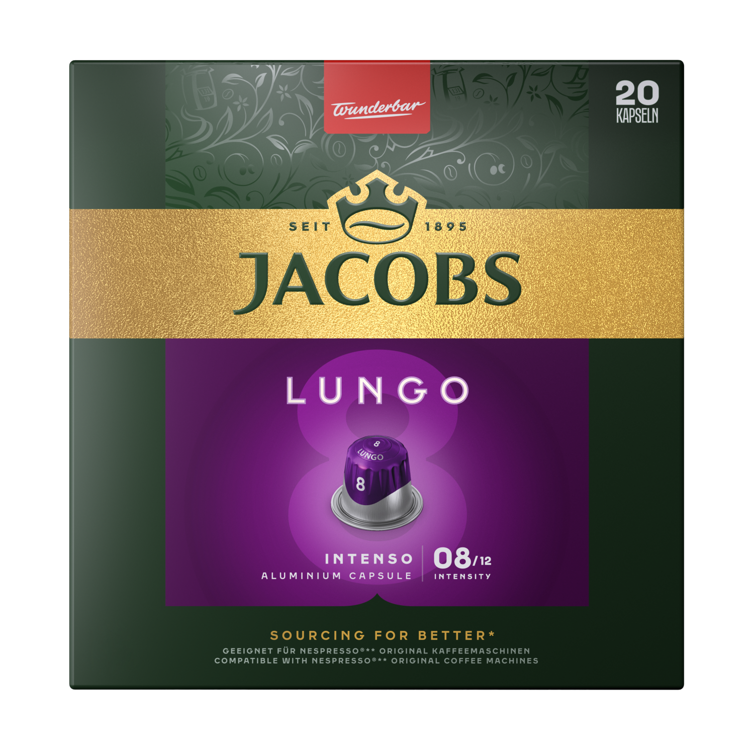 Kapsule za kafu JACOBS Lungo 8 XXL 20kom