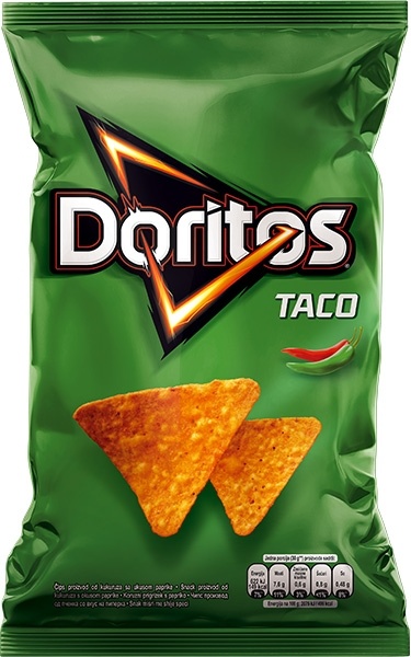 Čips tortilja DORITOS Taco 90g