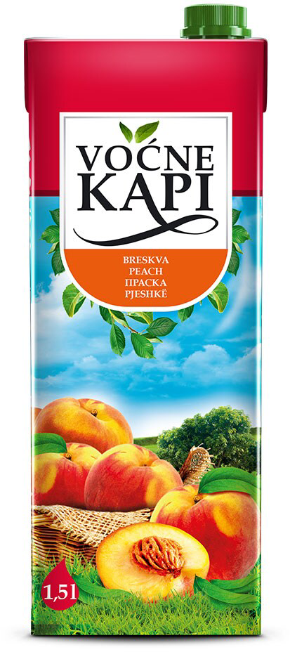 Negazirani sok VOĆNE KAPI breskva 1,5l