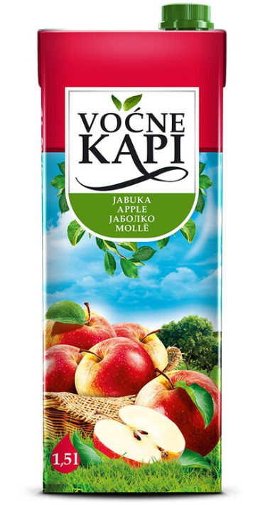 Negazirani sok VOĆNE KAPI jabuka 1,5l
