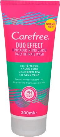 Intimna kupka CAREFREE duo effect aloe vera 200ml