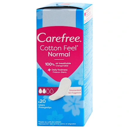 Higijenski ulošci CAREFREE cotton feel normal dnevni  20kom