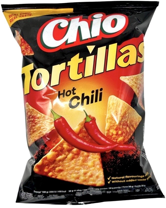 Čips CHIO hot chili 110g