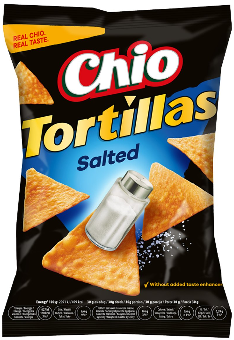 Čips CHIO slani 110g