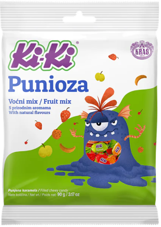 Karamele KI-KI Punioza voćni mix 90g
