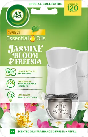 Osveživač prostora AIR WICK komplet jasmin bloom & fressia 19ml