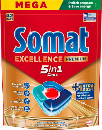 Tablete SOMAT Excellence 5in1 42kom