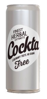 Gazirani sok COCKTA Free limenka 300ml