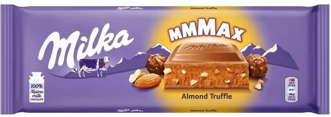 Čokolada MILKA almond truffle 300g