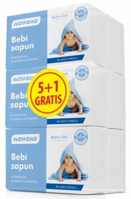 Sapun NEVENA Baby plavi 78g 5+1 gratis