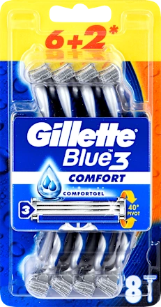 Brijač GILLETTE Blue comfort 3 jednokratni 6+2 gratis 8 kom
