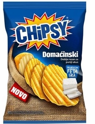 Čips CHIPSY domaćinski feta 160g