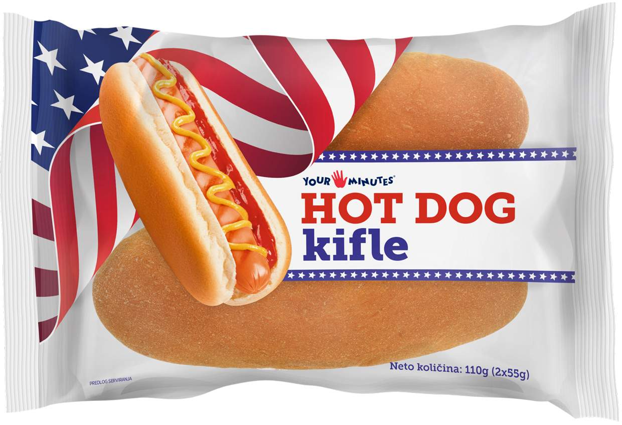 Kifle TVOJIH 5 MINUTA za hot dog 2x55g