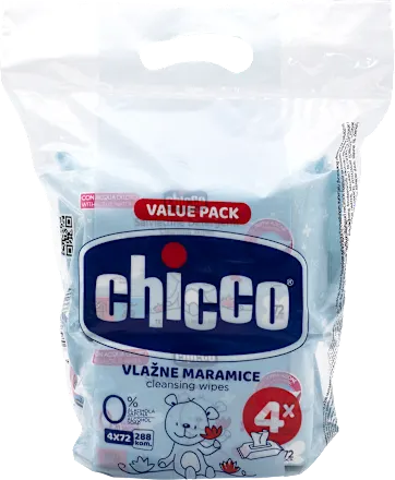 Vlažne maramice CHICCO 4x72kom