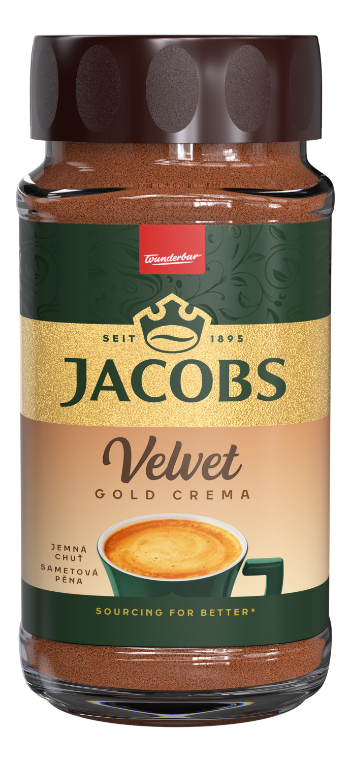Instant kafa JACOBS velvet gold crema 180g
