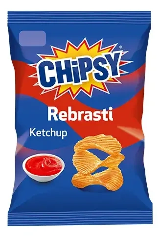 Čips CHIPSY rebrasti ketchup 95g