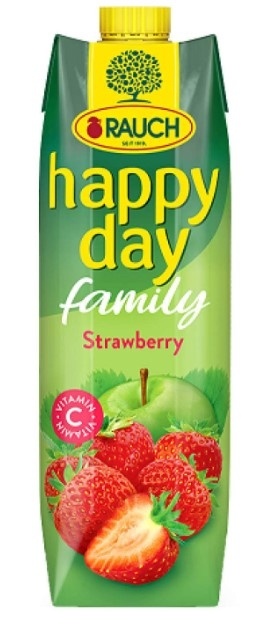 Negazirani sok HAPPY DAY Family jagoda 1l