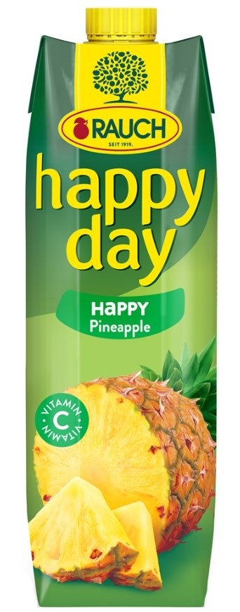 Negazirani sok HAPPY DAY ananas 1l