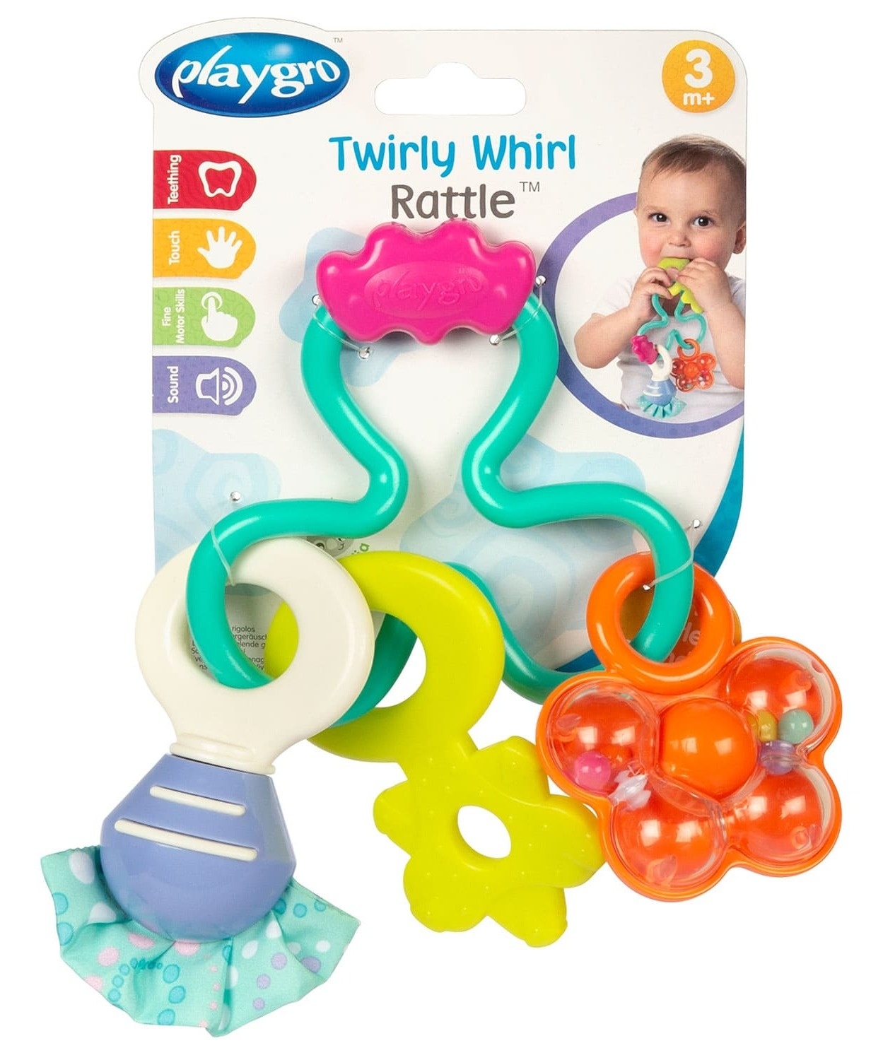 PLAYGRO glodalica zvečka Multi