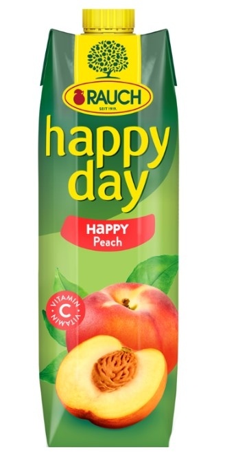 Negazirani sok HAPPY DAY breskva 1l
