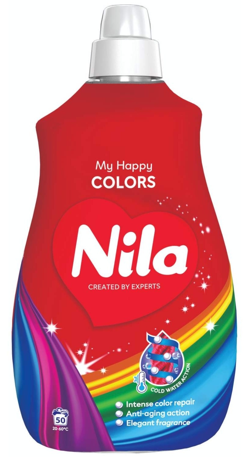 Tečni det.za pr.veša NILA my happy colors 50 pranja (2,7l)