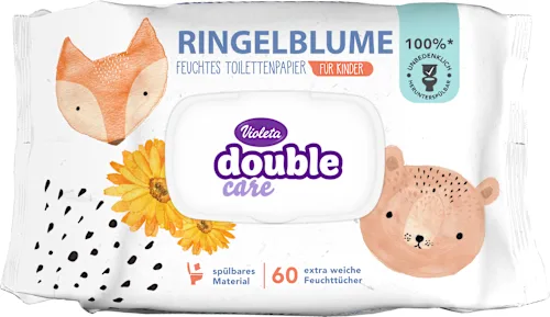 Toalet papir za decu VIOLETA vlažni  60kom