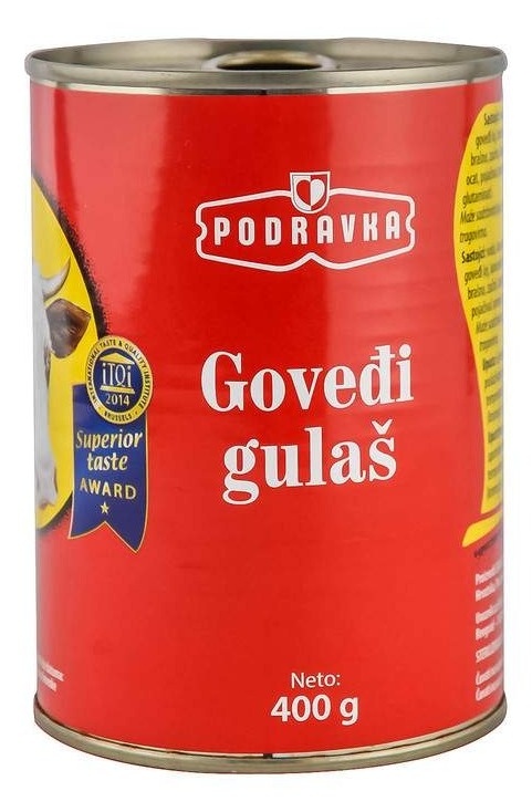 Gotovo jelo PODRAVKA goveđi gulaš 400g