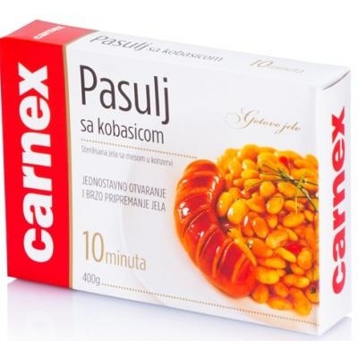 Gotova jela CARNEX Pasulj sa kobasicom 400g