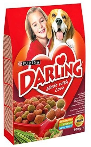 Hrana za pse DARLING Adult sa govedinom 500g