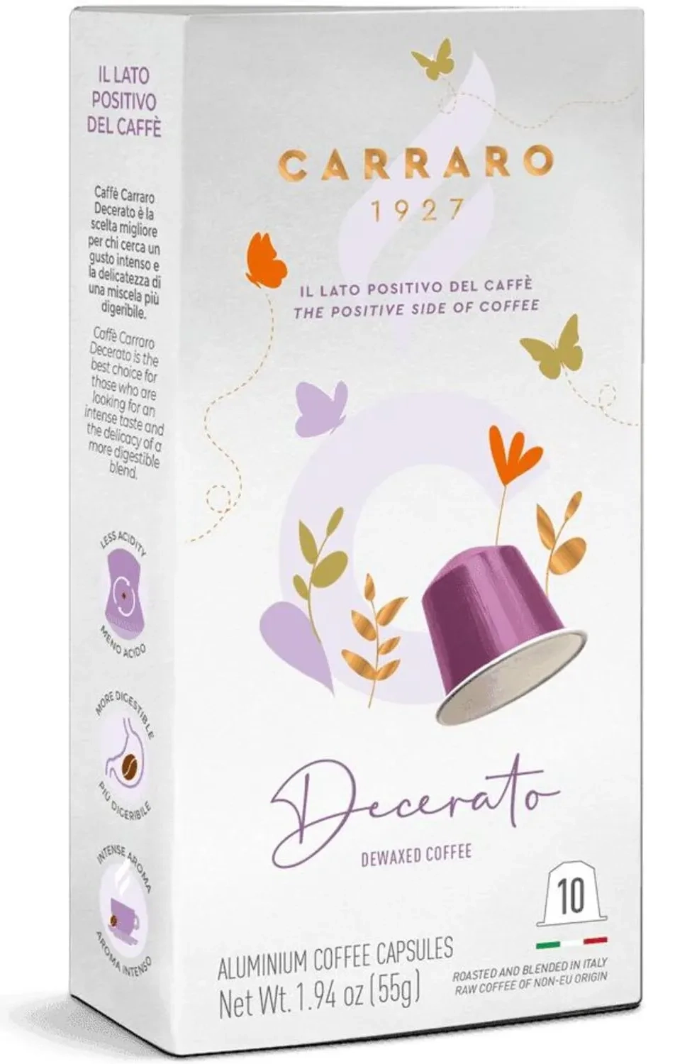 Kapsule za kafu CARRARO Decerato 10kom 52g