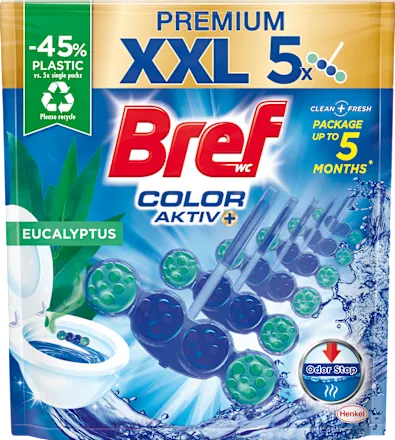 WC osveživač BREF eucalyptus XXL 5x50g