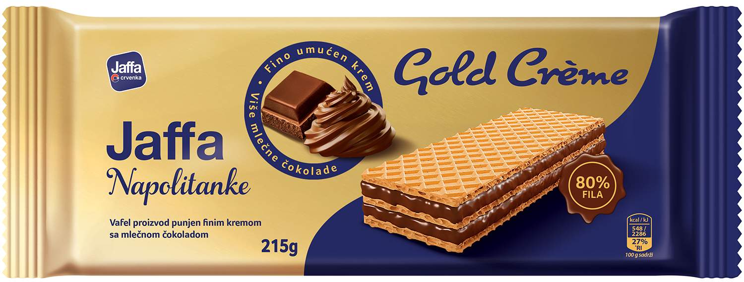 Napolitanke JAFFA Gold creme 215g