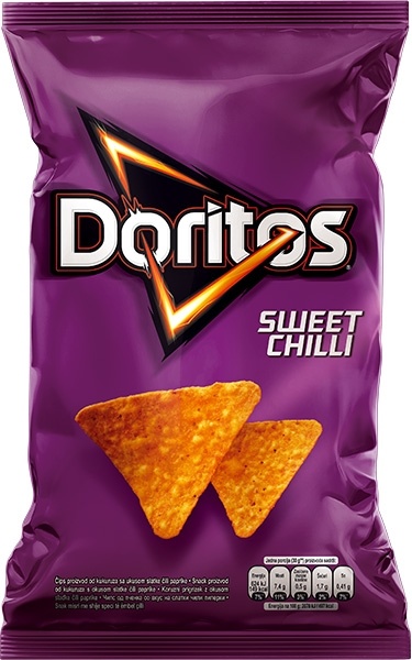 Čips tortilja DORITOS Sweet chili 90g