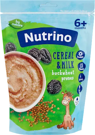 Mlečna kaša NUTRINO heljda suva šljiva 200g