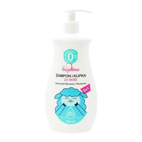 Šampon i kupka BECOLLINO 2u1 500ml